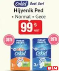 ORKİD HİJYENİK PED NORMAL/GECE